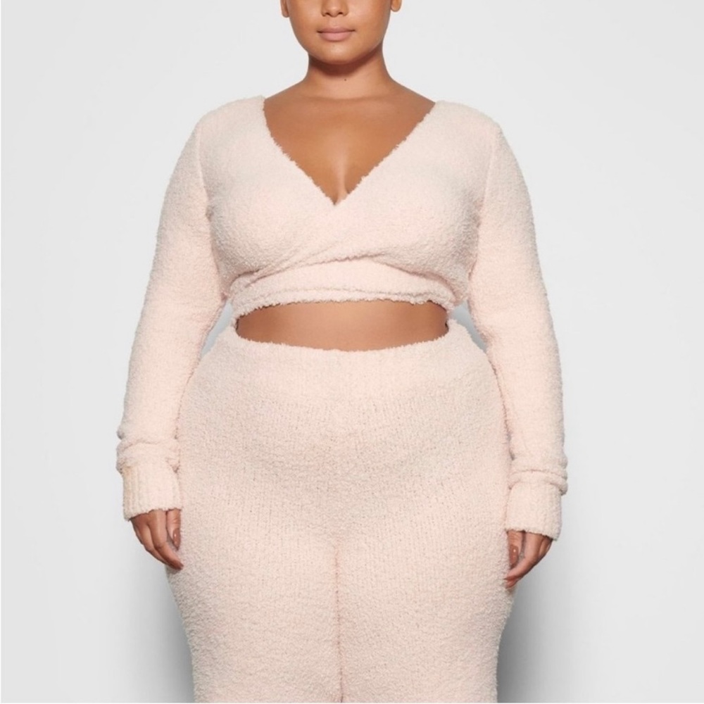 SKIMS COZY WRAP CARDIGAN - DUSK